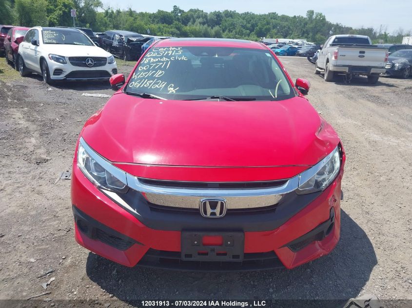 2018 Honda Civic Sedan VIN: 2HGFC2F8XJH007711 Lot: 12031913