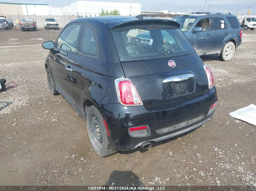 2016 Fiat 500 Sport VIN: 3C3CFFBR0GT120649 Lot: 12031914