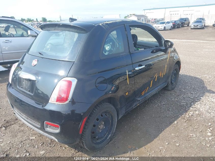 2016 Fiat 500 Sport VIN: 3C3CFFBR0GT120649 Lot: 12031914
