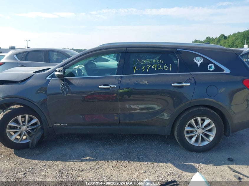 2018 Kia Sorento VIN: 5XYPGDA53JG379261 Lot: 12031954