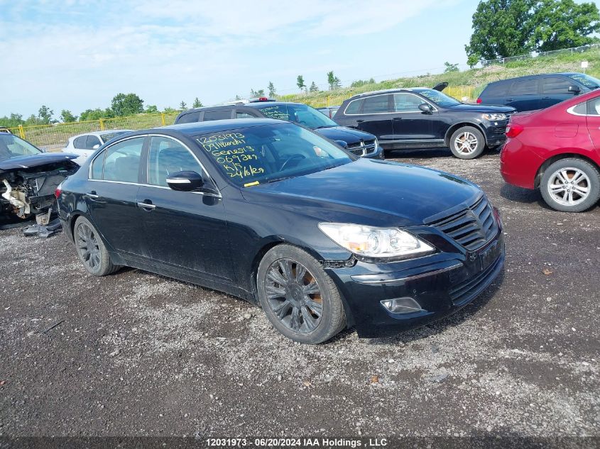 2009 Hyundai Genesis VIN: KMHGC46EX9U069389 Lot: 12031973