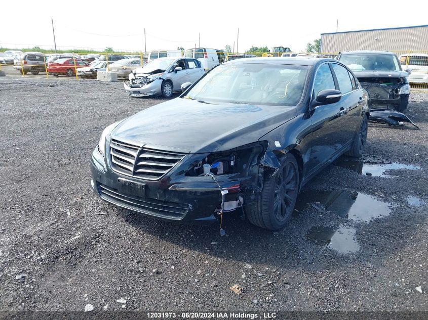 2009 Hyundai Genesis VIN: KMHGC46EX9U069389 Lot: 12031973