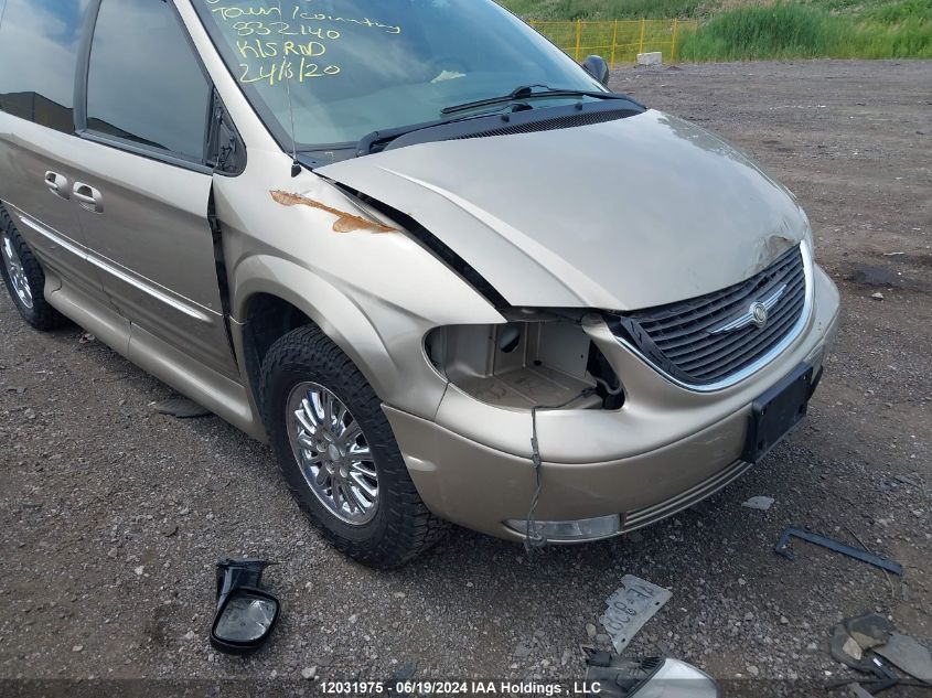 2003 Chrysler Town & Country VIN: 2C8GP64L53R332140 Lot: 12031975