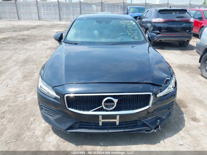 2019 Volvo S60 T6 Momentum VIN: 7JRA22TK4KG007357 Lot: 12031985