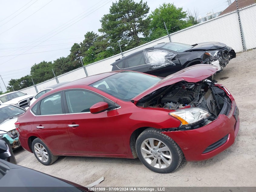 2015 Nissan Sentra VIN: 3N1AB7AP8FL643620 Lot: 12031989