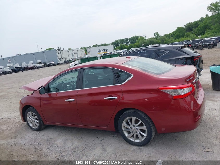 2015 Nissan Sentra VIN: 3N1AB7AP8FL643620 Lot: 12031989