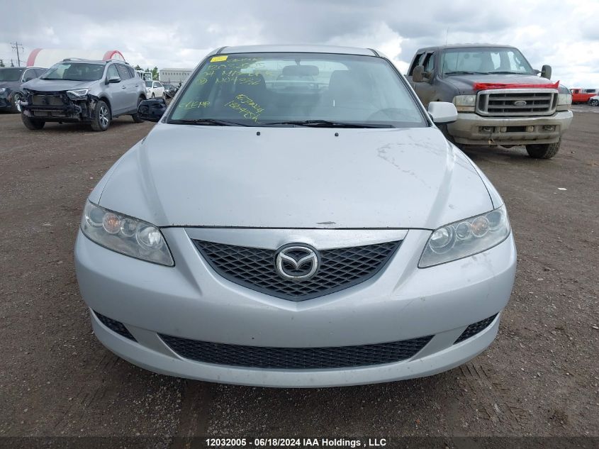 2004 Mazda 6 I VIN: 1YVFP80CX45N04332 Lot: 12032005