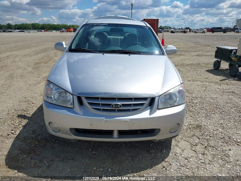 2005 Kia Spectra VIN: KNAFE121255106884 Lot: 12032028