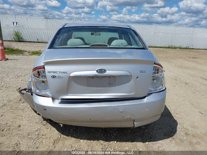 2005 Kia Spectra VIN: KNAFE121255106884 Lot: 12032028