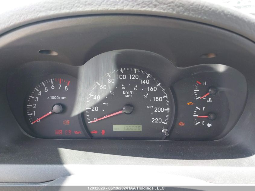 2005 Kia Spectra VIN: KNAFE121255106884 Lot: 12032028