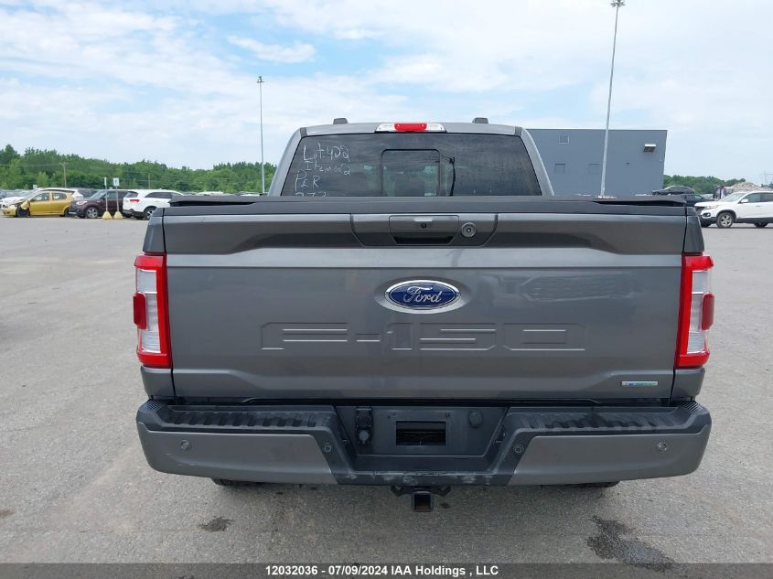 2022 Ford F150 Supercrew VIN: 1FTEW1EPXNFA75857 Lot: 12032036