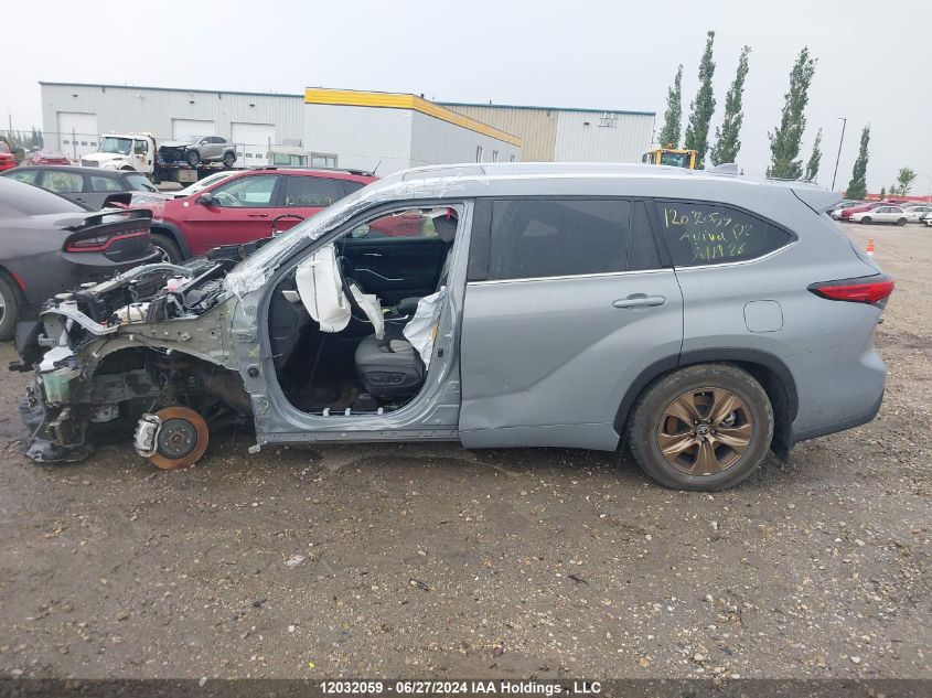 2022 Toyota Highlander Hybrid Xle VIN: 5TDABRCH3NS559258 Lot: 12032059