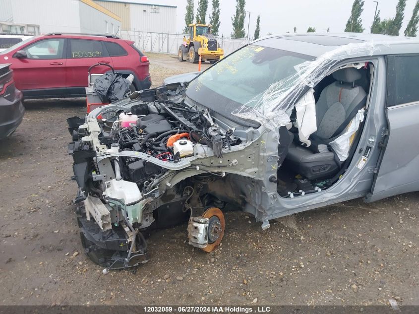 2022 Toyota Highlander Hybrid Xle VIN: 5TDABRCH3NS559258 Lot: 12032059