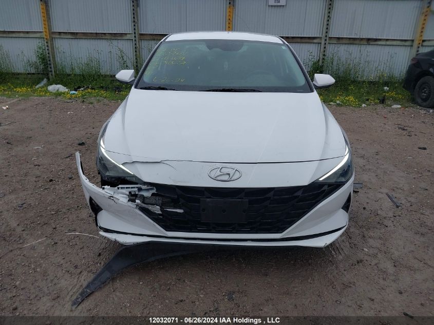 2022 Hyundai Elantra Preferred Ivt VIN: KMHLM4AGXNU243072 Lot: 12032071