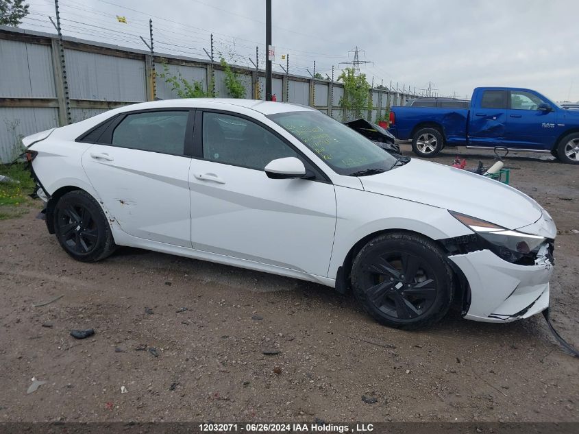 2022 Hyundai Elantra Preferred Ivt VIN: KMHLM4AGXNU243072 Lot: 12032071
