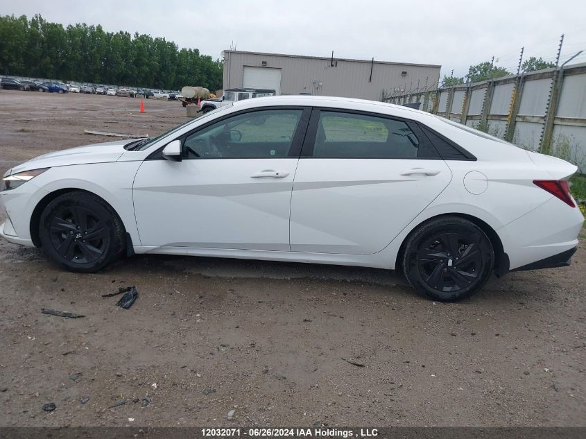 2022 Hyundai Elantra Preferred Ivt VIN: KMHLM4AGXNU243072 Lot: 12032071