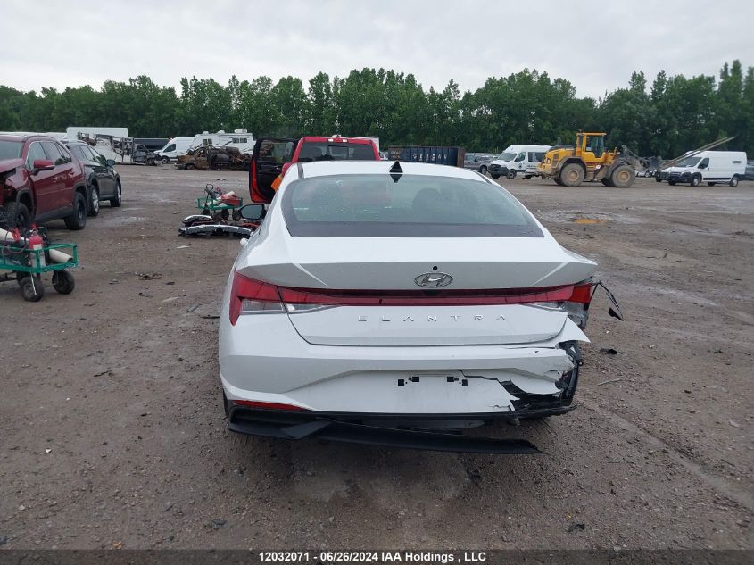 2022 Hyundai Elantra Preferred Ivt VIN: KMHLM4AGXNU243072 Lot: 12032071