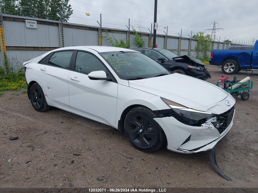 2022 Hyundai Elantra Preferred Ivt VIN: KMHLM4AGXNU243072 Lot: 12032071