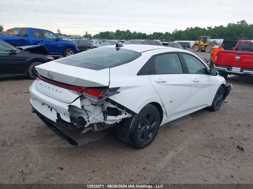 2022 Hyundai Elantra Preferred Ivt VIN: KMHLM4AGXNU243072 Lot: 12032071