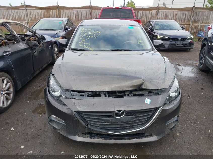 2015 Mazda Mazda3 VIN: 3MZBM1U77FM167954 Lot: 12032077