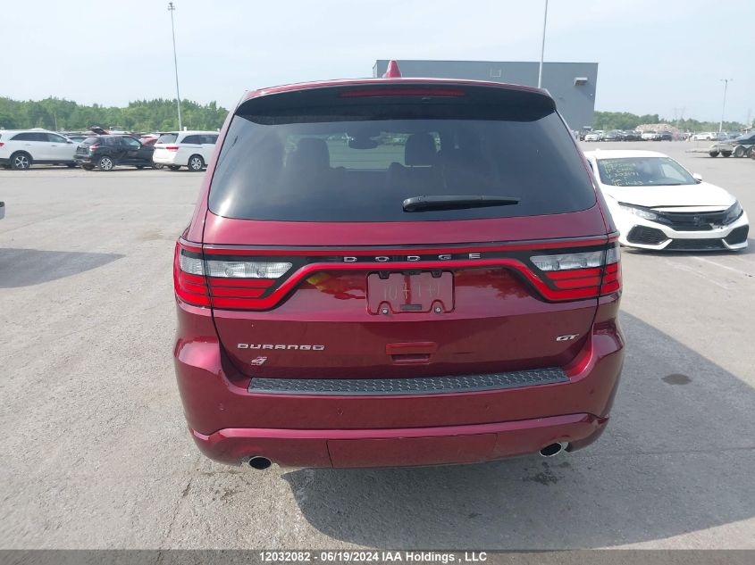 2022 Dodge Durango Gt VIN: 1C4RDJDG2NC107971 Lot: 12032082