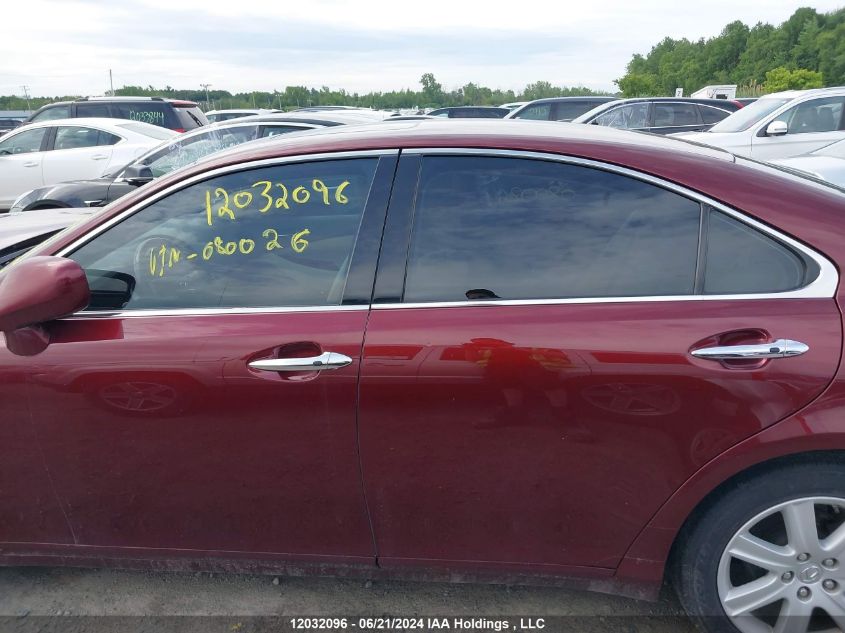 2007 Lexus Es 350 350 VIN: JTHBJ46G072080026 Lot: 12032096