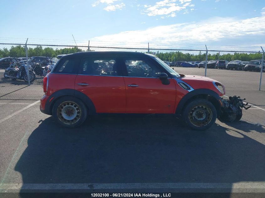 2011 Mini Cooper S Countryman VIN: WMWZC5C54BWH99641 Lot: 12032100