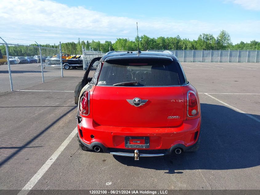 2011 Mini Cooper S Countryman VIN: WMWZC5C54BWH99641 Lot: 12032100