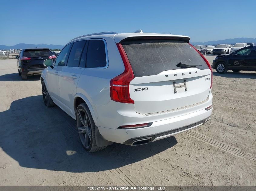 2017 Volvo Xc90 Hybrid VIN: YV4BC0PM3H1150440 Lot: 12032115