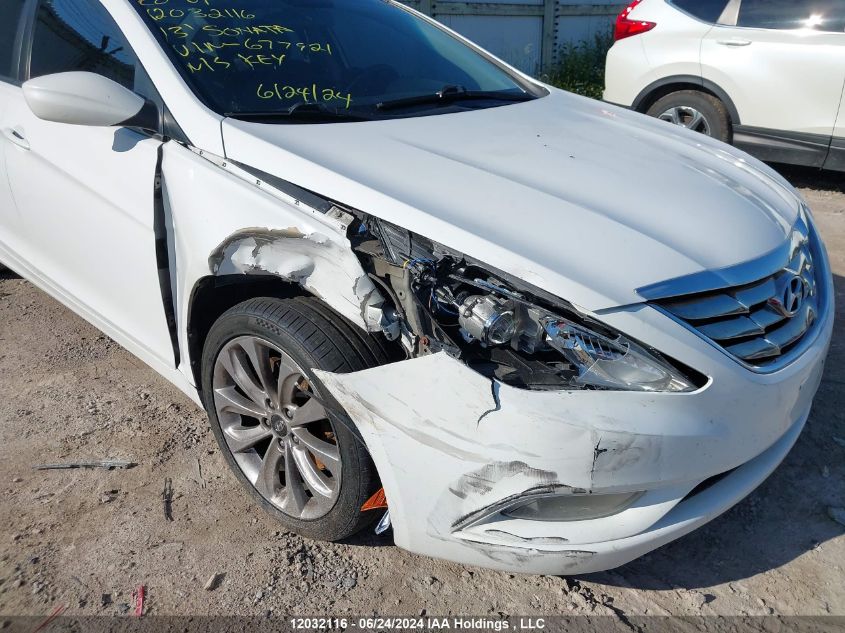 2013 Hyundai Sonata Se VIN: 5NPEC4ACXDH677921 Lot: 12032116