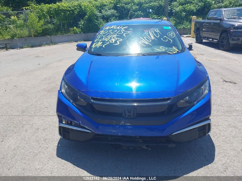 2020 Honda Civic Sedan VIN: 2HGFC2F71LH014783 Lot: 12032152