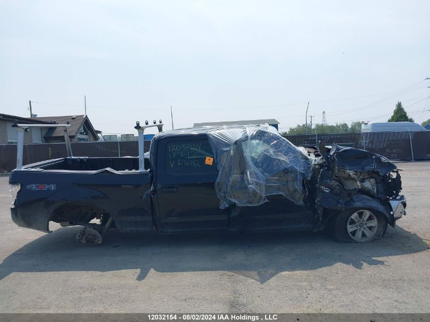 2018 Ford F-150 Xlt VIN: 1FTFW1E51JKD76442 Lot: 12032154