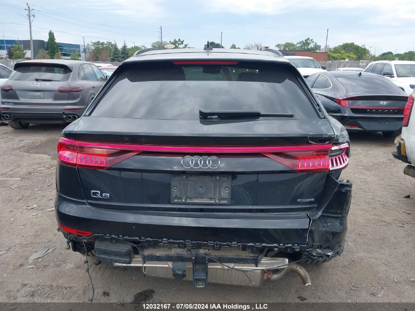 2022 Audi Q8 VIN: WA1DVBF1XND006008 Lot: 12032167