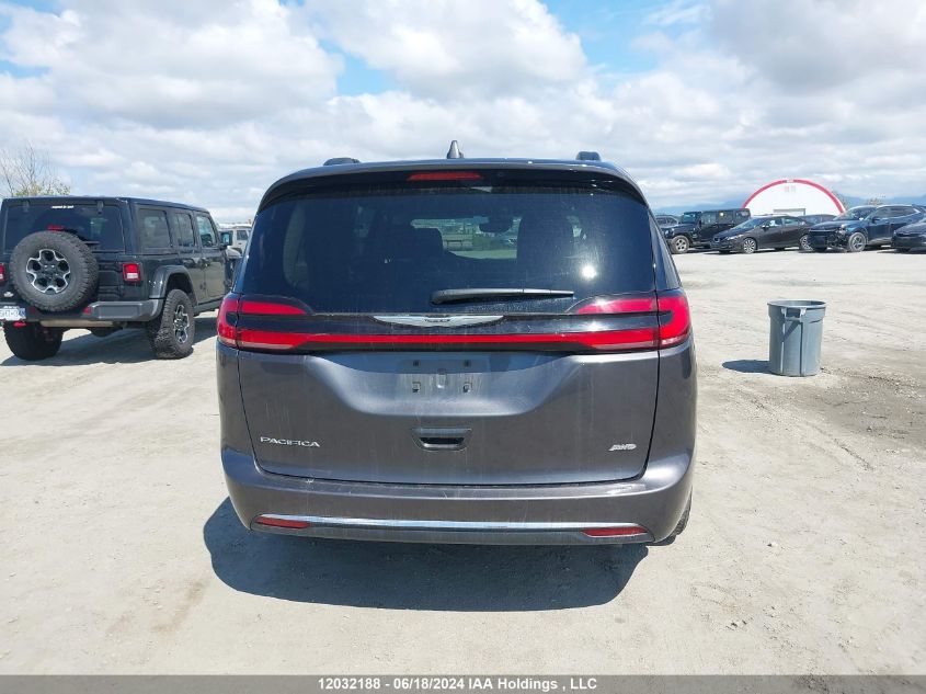 2022 Chrysler Pacifica Touring L Awd VIN: 2C4RC3BG6NR231458 Lot: 12032188