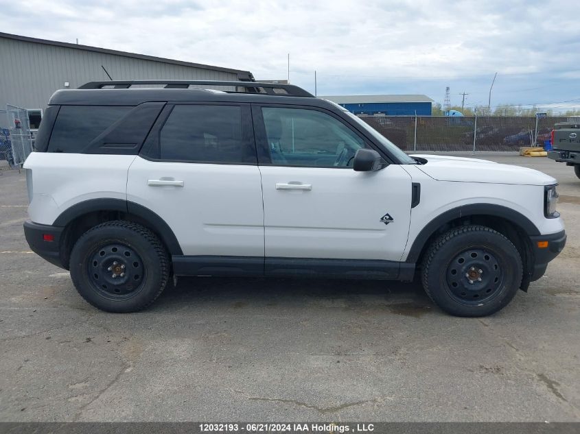 2022 Ford Bronco Sport Outer Banks VIN: 3FMCR9C60NRD68513 Lot: 12032193