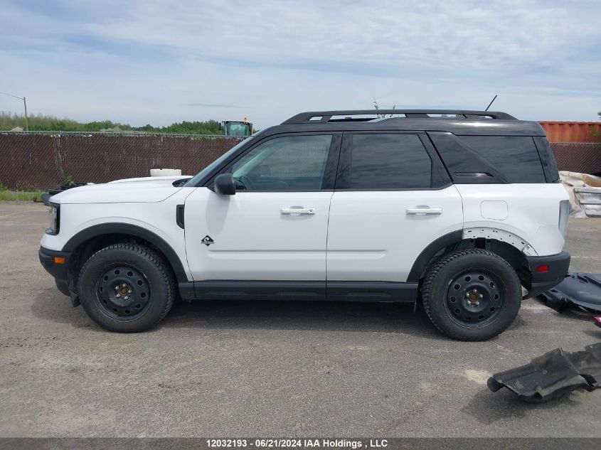 2022 Ford Bronco Sport Outer Banks VIN: 3FMCR9C60NRD68513 Lot: 12032193