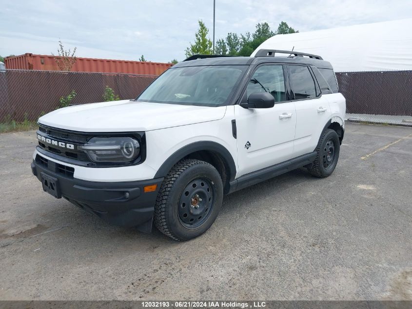 2022 Ford Bronco Sport Outer Banks VIN: 3FMCR9C60NRD68513 Lot: 12032193