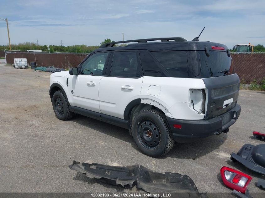 2022 Ford Bronco Sport Outer Banks VIN: 3FMCR9C60NRD68513 Lot: 12032193