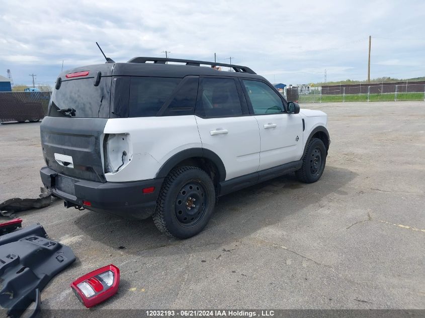 2022 Ford Bronco Sport Outer Banks VIN: 3FMCR9C60NRD68513 Lot: 12032193