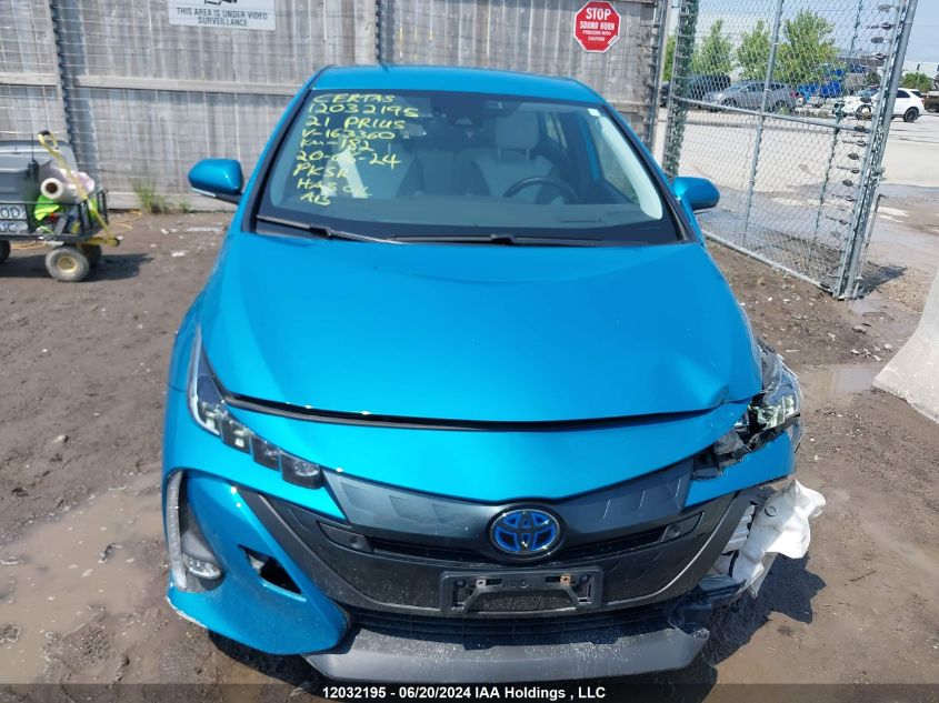 2021 Toyota Prius Prime Le/Xle/Limited VIN: JTDKAMFP1M3163360 Lot: 12032195