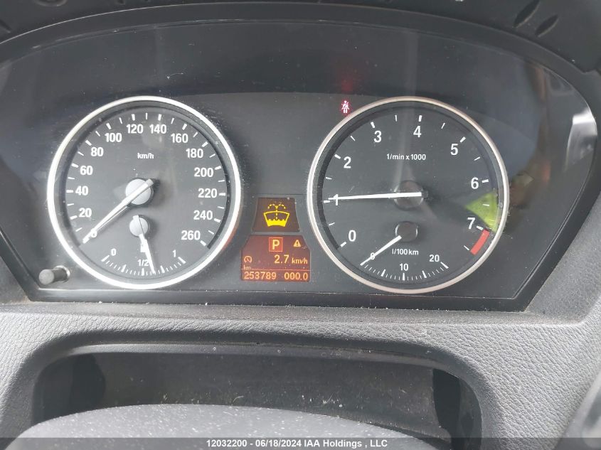 2009 BMW X5 VIN: 5UXFE43549L037296 Lot: 12032200