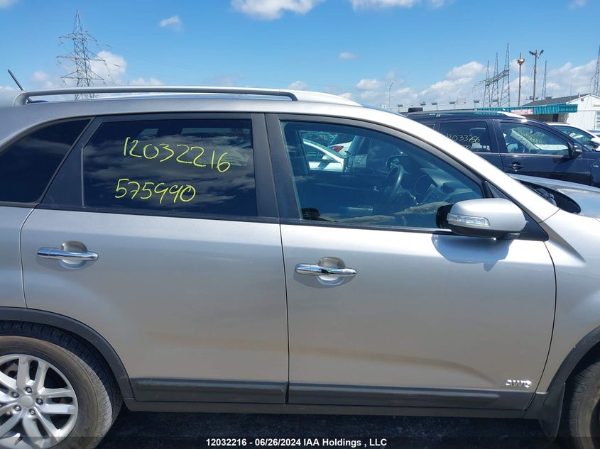 2015 Kia Sorento VIN: 5XYKTCA6XFG575990 Lot: 12032216