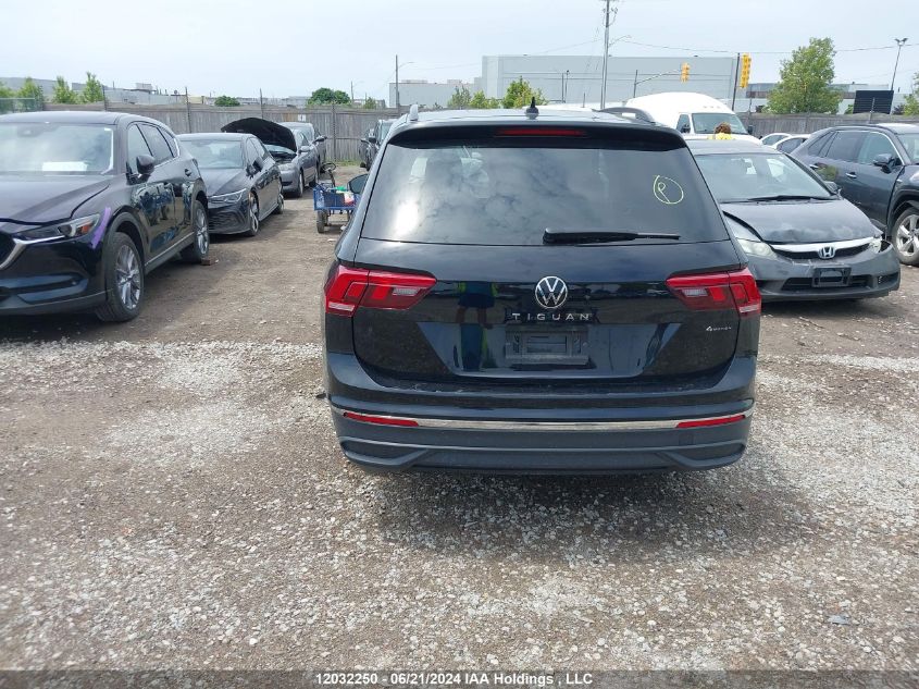 2024 Volkswagen Tiguan Se VIN: 3VVMB7AX6RM035671 Lot: 12032250