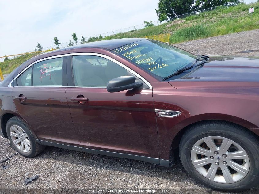 2010 Ford Taurus VIN: 1FAHP2DWXAG114367 Lot: 12032270