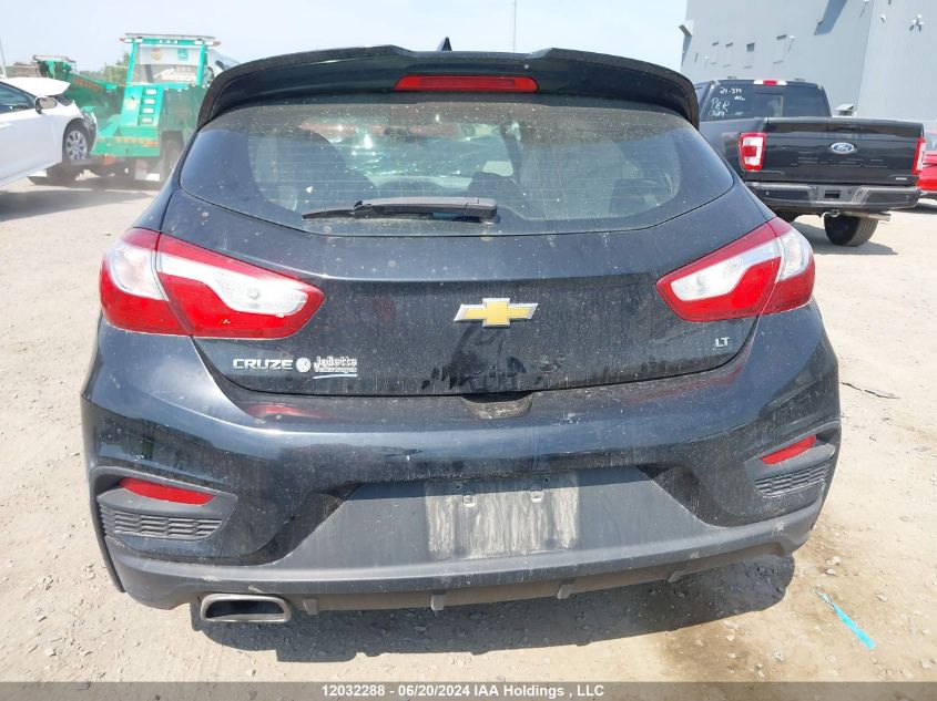 2018 Chevrolet Cruze Lt VIN: 3G1BD6SM1JS572908 Lot: 12032288