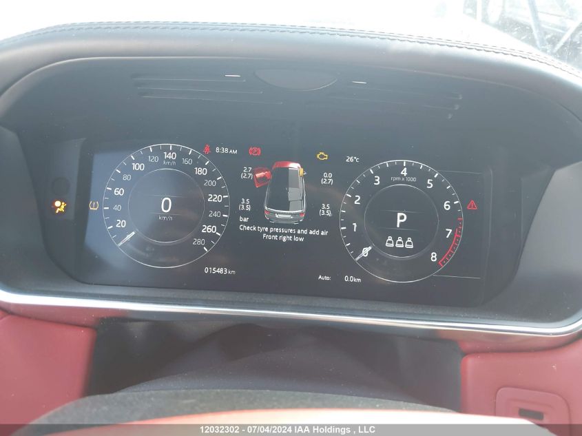 2022 Land Rover Range Rover Sport VIN: SALWV2SE9NA245373 Lot: 12032302