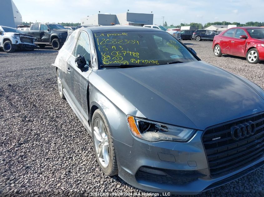 2015 Audi A3 Progressiv VIN: WAUJFRFF3F1057988 Lot: 12032309