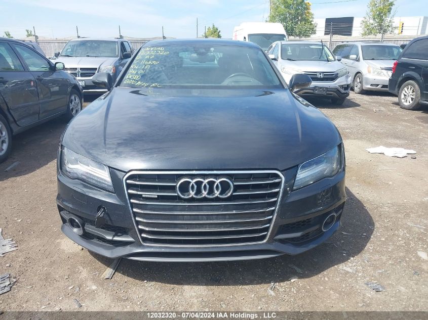 2012 Audi A7 VIN: WAU3GCFC9CN116670 Lot: 12032320