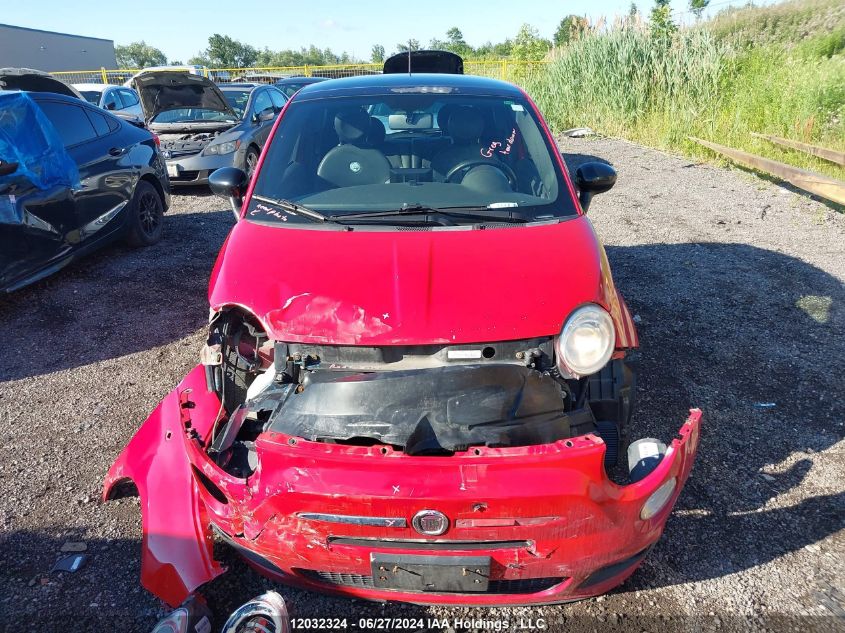 2012 Fiat 500 VIN: 3C3CFFBR6CT510200 Lot: 12032324