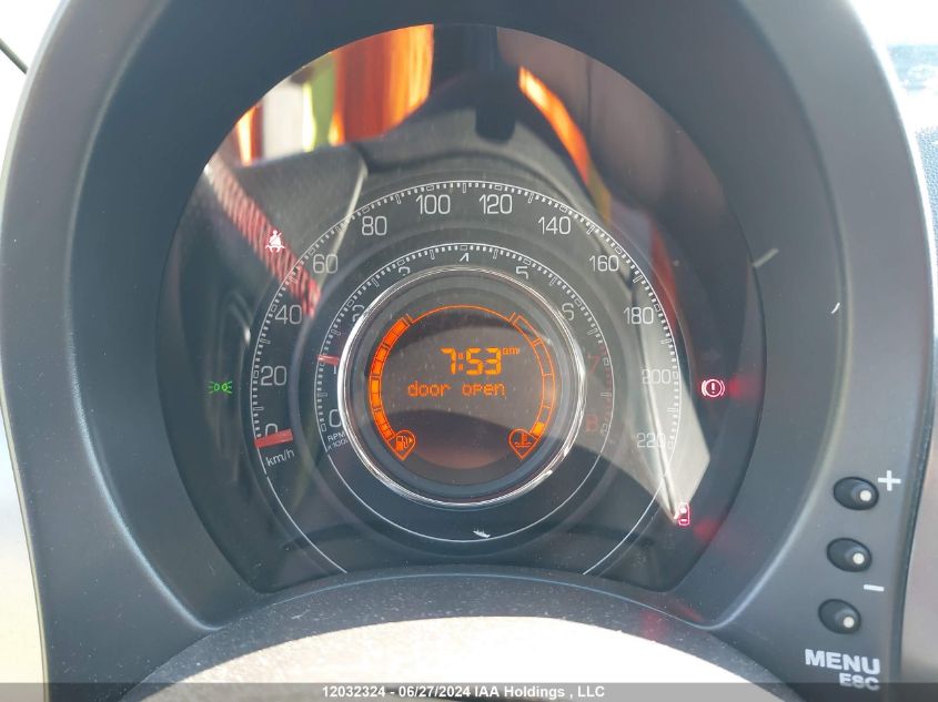 2012 Fiat 500 VIN: 3C3CFFBR6CT510200 Lot: 12032324